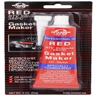 Герметик силіконовий Gasket Maker RED червоний 85 г. Interhim S&G