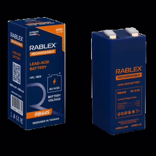 Акумуляторна батарея Rablex 4V 4.5Ah (RB445), свинцево-кислотна (SLA)