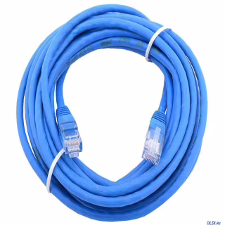 Сетевий кабель JXD 10 метрів UTP 4, литий patch cord