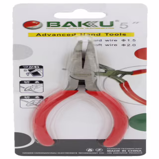 Кутові плоскогубці BAKU BK-055 125 мм