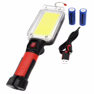 Ліхтар для кемпінгу WD355, ZJ-8859, micro USB, гачок, магніт, прищіпка, 2X18650