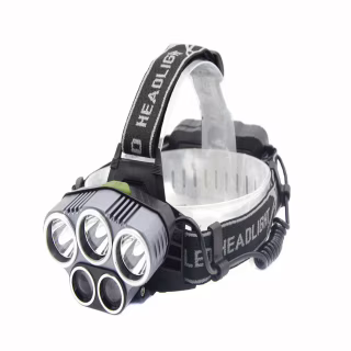 Налобний ліхтар K-85-T6, Акк., 5xT6 LED, Zoom