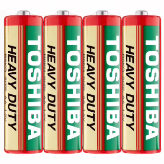 Акумулятор Toshiba R3/AAA, DUTY HEAVY, червоний