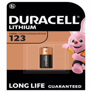 Батарейка Duracell CR123 3V Літієва батарея