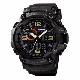 Часы наручные SKMEI 1520BK, BLACK, 9763