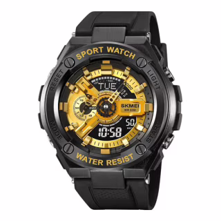 Часы наручные SKMEI 2101BKGD, BLACK/GOLD, 10310