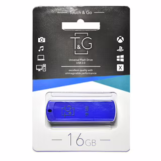 USB флеш накопичувач T&G 16GB/ TG011-16GBBL (Гарантія 3 роки)
