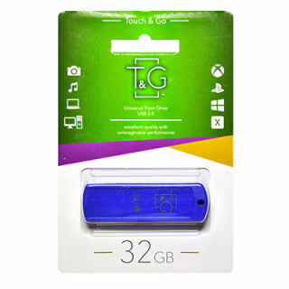 USB флеш накопичувач T&G 32GB/ TG011-32GBBL (Гарантія 3 роки)