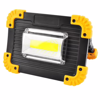 Прожектор світлодіодний акумуляторний L811-20W-COB+1W, ЗУ micro USB, 2x18650/3xAA, Power Bank,