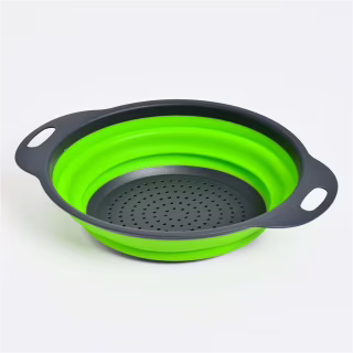 Складний силіконовий друшляк COLLAPSIBLE FILTER BASKETS 23 см Великий