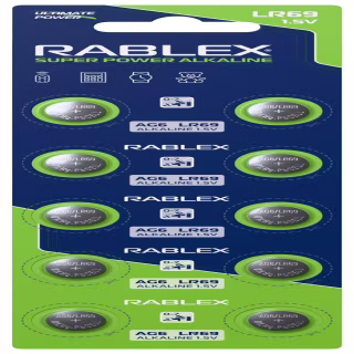 Батарейки-таблетки Rablex LR69, AG6, New Design