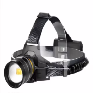 Налобный фонарь Bailong BL-8076-2-GT100, 2x18650, zoom, ЗУ microUSB