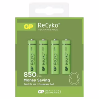Акумулятор GP ReCyko+ /R3 AAA /Ni-MH/850mAh/ 1.2V 1 шт. (в упаковці 4 шт), блістер