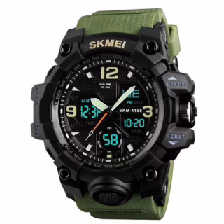 Годинники наручні SKMEI 1155BAG, ARMY GREEN, 9290