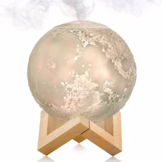 Нічник - зволожувач повітря Луна 3D Moon Lamp RGB, USB, 6727-2