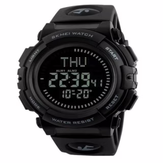 Годинники наручні SKMEI 1290BK, ЧОРНИЙ, Компас, 9743