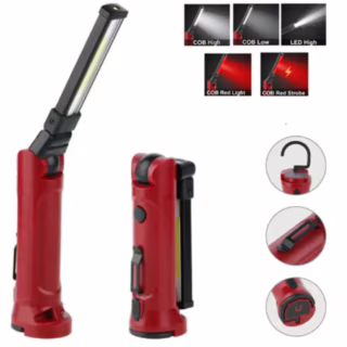 Ліхтар для кемпінгу WORKLIGHT-71-XPE+COB, Білий, Червоний, Li-Ion, поворот180º+180º