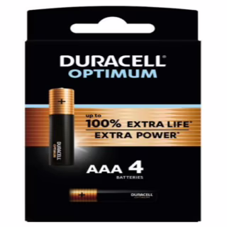 Батарейка Duracell Optimum LR3/AAA 4 шт