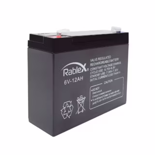 Акумуляторна батарея Rablex 6V 12Ah (RB6012), свинцево-кислотна (SLA)
