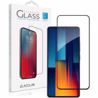Скло захисне ACCLAB Full Glue Xiaomi Poco M6 Pro Black (1283126589775)