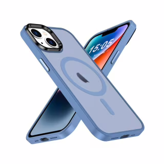 Чохол до мобільного телефона 2E Basic Apple iPhone 15 Ultra Soft Touch MagSafe Cover Light Blue (2E-IPH-15U-OCLS-LB)