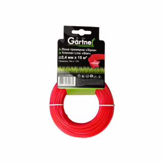 Жилка косильная Gartner "Звезда" 2,4 мм × 15 м (41124015)
