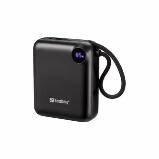 Батарея універсальна Sandberg 10000mAh PD/3.1/20W, QC/3.0, USB-C In/Out, with 2 cables USB-C (421-26)
