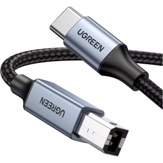 Кабель для принтера USB-C 2.0 to BM 1.0m black Ugreen (45034)