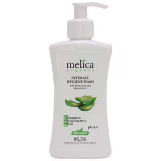 Гель для інтимної гігієни Melica Organic з молочною кислотою та екстрактом алое 300 мл (4770416342105)