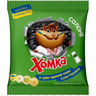 Насіння соняшника Хомка смажене 125 г (4820134943099)
