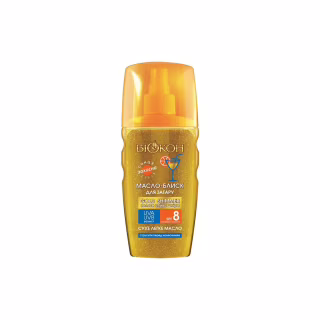 Засіб для засмаги Біокон Gold Shimmer Олія-блиск SPF8 160 мл (4820160038578)