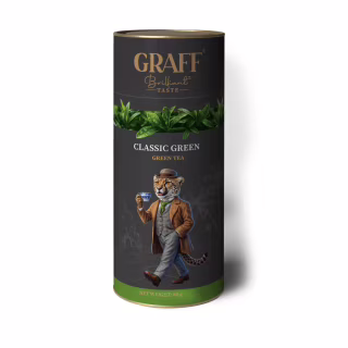 Чай Graff Green Classic Зелений Байховий 80 г (4820279610870)