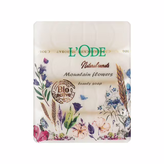Тверде мило L'Ode Гірські квіти 4 х 60 г (4823107605321)