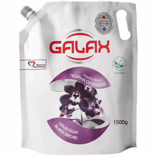 Рідке мило Galax Чорна орхідея Дой-пак 1500 г (4823128000860)