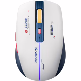 Мишка Defender Dila MM-282 Wireless White/Blue (52282)