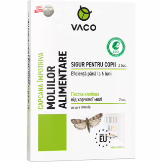 Липка стрічка від комах Vaco Eco Від харчової молі 2 шт. (5901821952699)