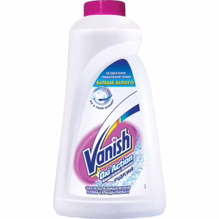 Засіб для видалення плям Vanish Oxi Action Кришталева білизна 1 л (5997321747750/4820232971109)