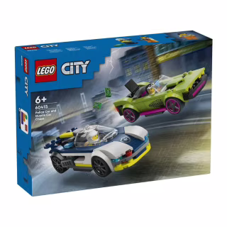 Конструктор LEGO City Переслідування маслкара на поліцейському автомобілі 213 деталей (60415)