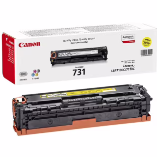 Картридж Canon 731 Yellow, для LBP7100/7110 (6269B002)
