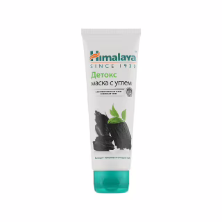 Маска для обличчя Himalaya Herbals Детокс очищуюча з вугіллям і зеленим чаєм 75 мл (6291107222295)