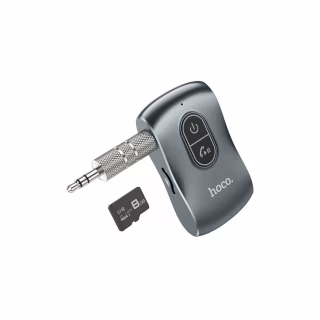 Bluetooth трансмиттер HOCO E73 Pro Journey AUX BT audio receiver/transmitter Black Star (6931474783752)
