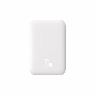 Батарея універсальна Baseus Magnetic Wireless Mini Air 6000mAh 20W PD, QC, Qi-15W, White (6932172641429)
