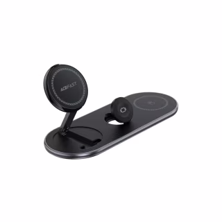 Зарядний пристрій Acefast Wireless QI 3in1 15W E19 Qi2 (6974316283096)