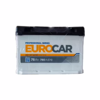 Акумулятор автомобільний EUROCAR 6СТ-78АЗ (0) (-/+) (L3) 780А 12V