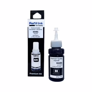 Чорнило Premium Quality Epson 664Bk 70мл Black (70264878)