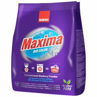 Пральний порошок Sano Maxima Bio Color 1.25 кг (7290000295343)