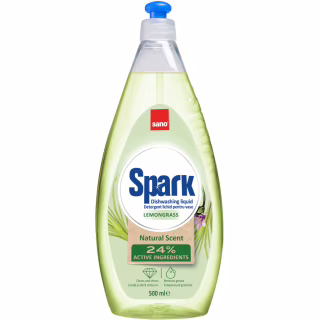 Засіб для ручного миття посуду Sano Spark Лемонграс 500 мл (7290102993376)