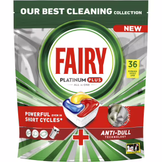 Таблетки для посудомийних машин Fairy Platinum Plus All in One Lemon 36 шт. (8001841956541/8700216236232)