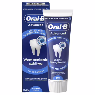 Зубная паста Oral-B Advanced Укрепление эмали Исключительная свежесть 75 мл (8006530091008)
