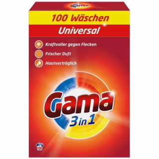Пральний порошок Gama 3 in 1 Universal 6 кг (8435495837756)